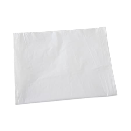 Boardwalk 60 gal Trash Bags, 38 in x 58 in, 0.7 mil, White, 100 PK BWKVW3858X